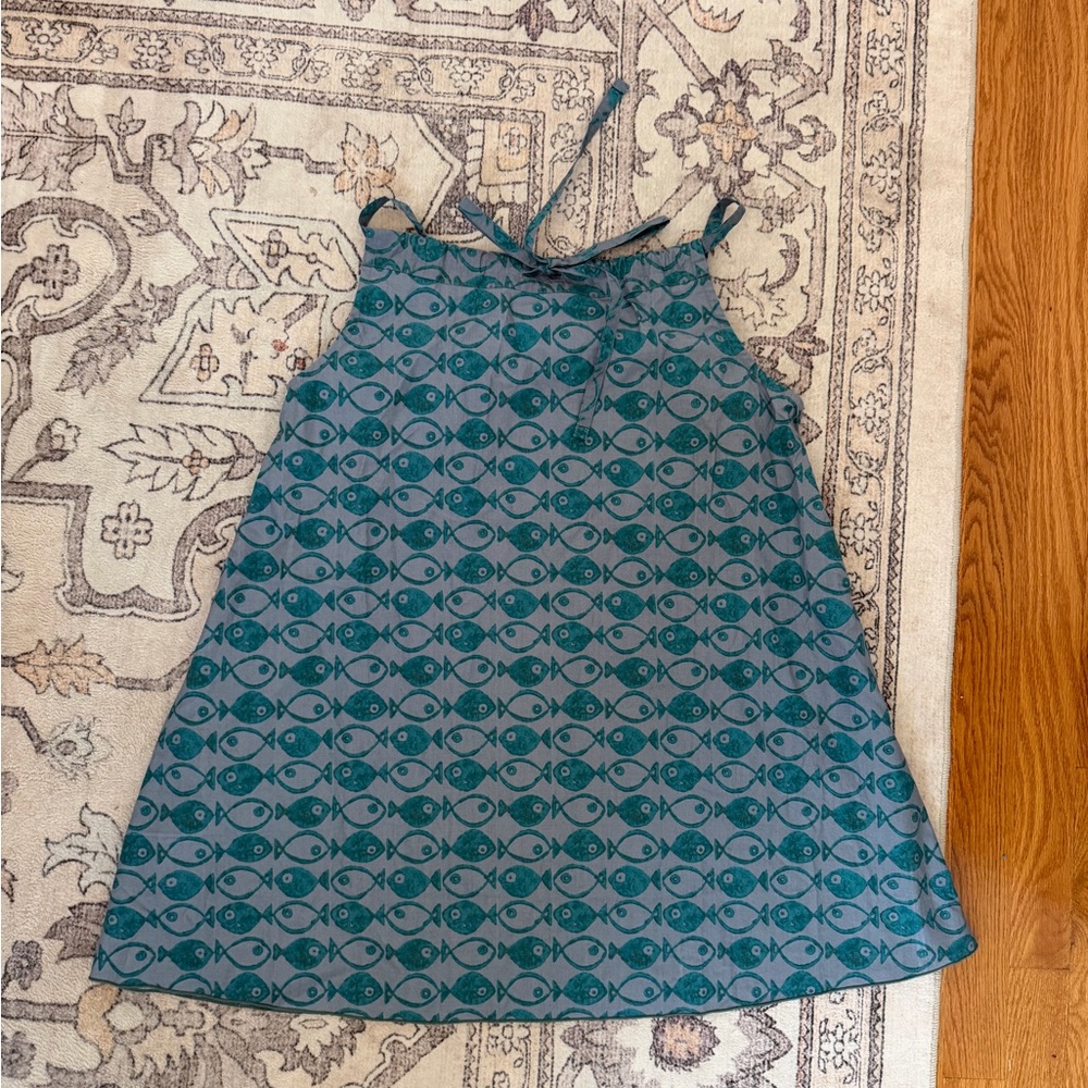 BDG Teal and Black Patterned Mini Dress